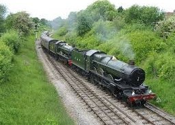 The heritage steam railway is a huge attraction.
